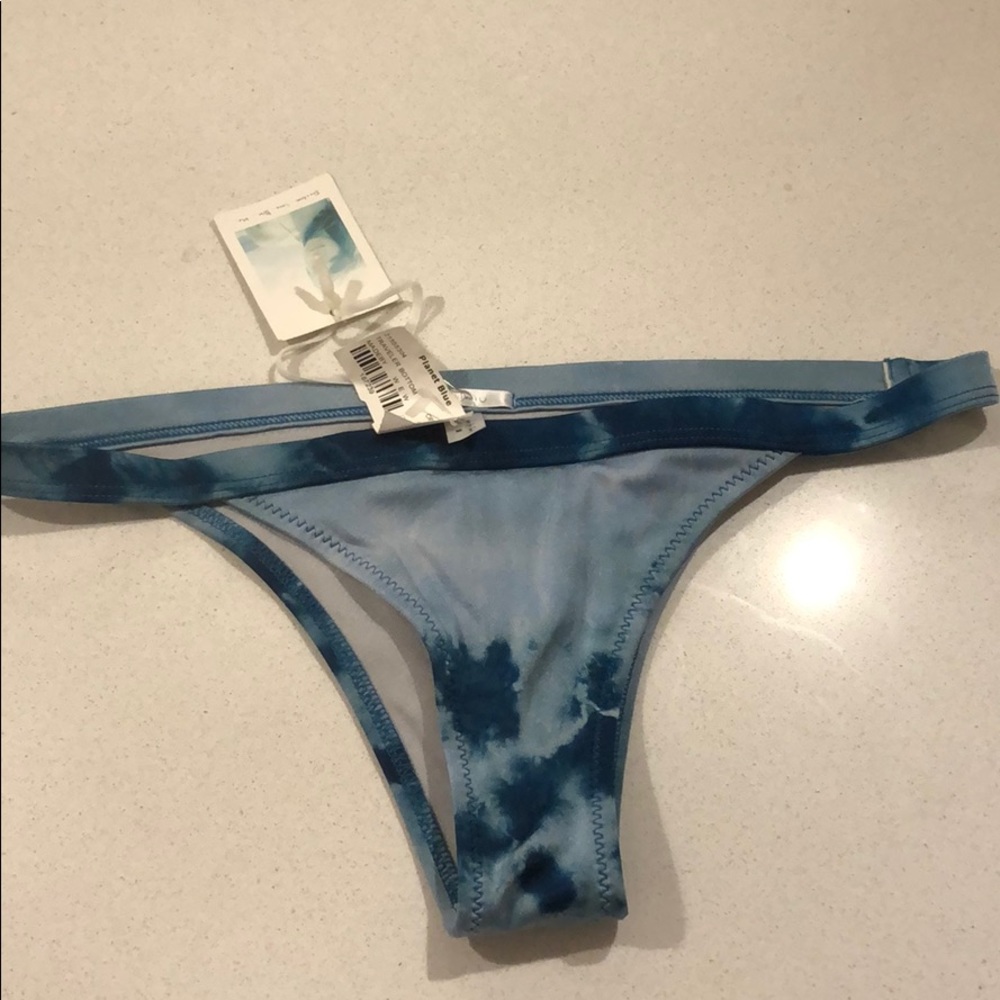 Planet blue bikini bottoms